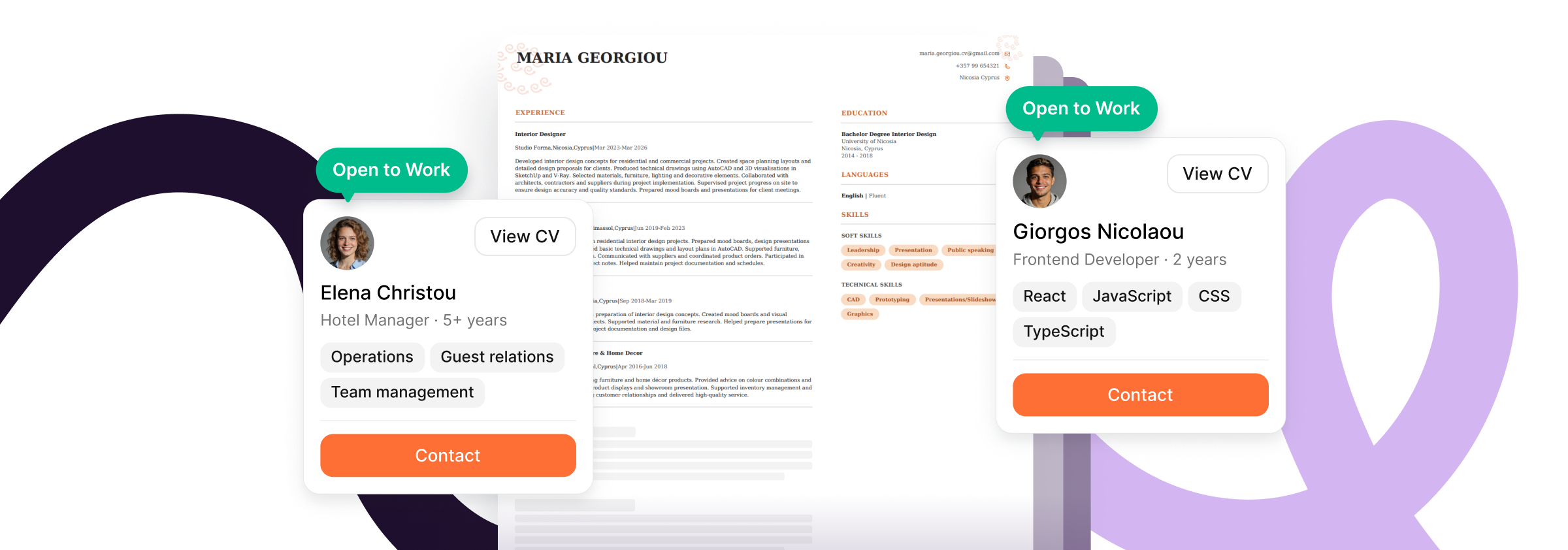 Get CV Database Access Banner